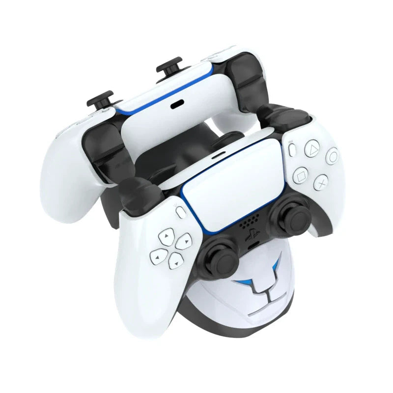 PS5 Dual-Charger Dock_PlayStation 5 Fast Charger_PS5 Controller Charging Dock PS5 DualSense Controller Charging Dock, Fast Dual Charger Station for PlayStation 5, Plug & Play with LED Indicator