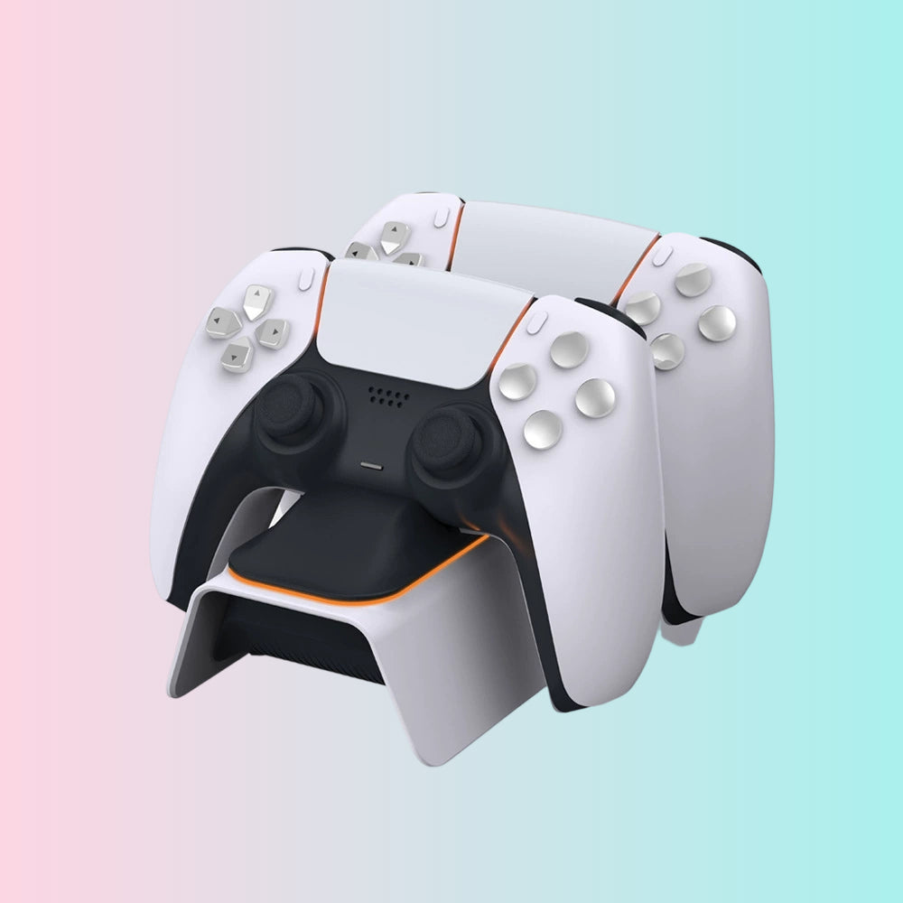 P5 Gaming Controller Dual Charging Dock, P5 Wireless Gaming Controller Charging Dock, P5 Controller Charging Dock TP5-0521
