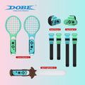 Switch Controller Motion-Sensing Lightsaber + Sports Straps + Tennis Racket + Wrist Straps—7-in-1 Sports Set TNS-2123