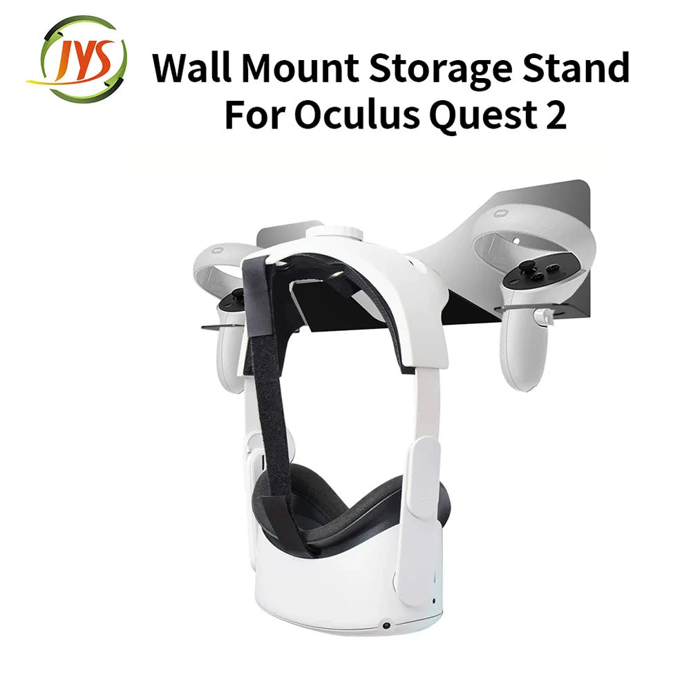Quest Wall-Mounted VR Headset Holder_Hook for PC/VR Headsets