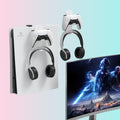 PS5 Console Wall Mount Hook Set_PS5_NS_P4_Xbox Series Controller Headphone Holder-JYS-P5149