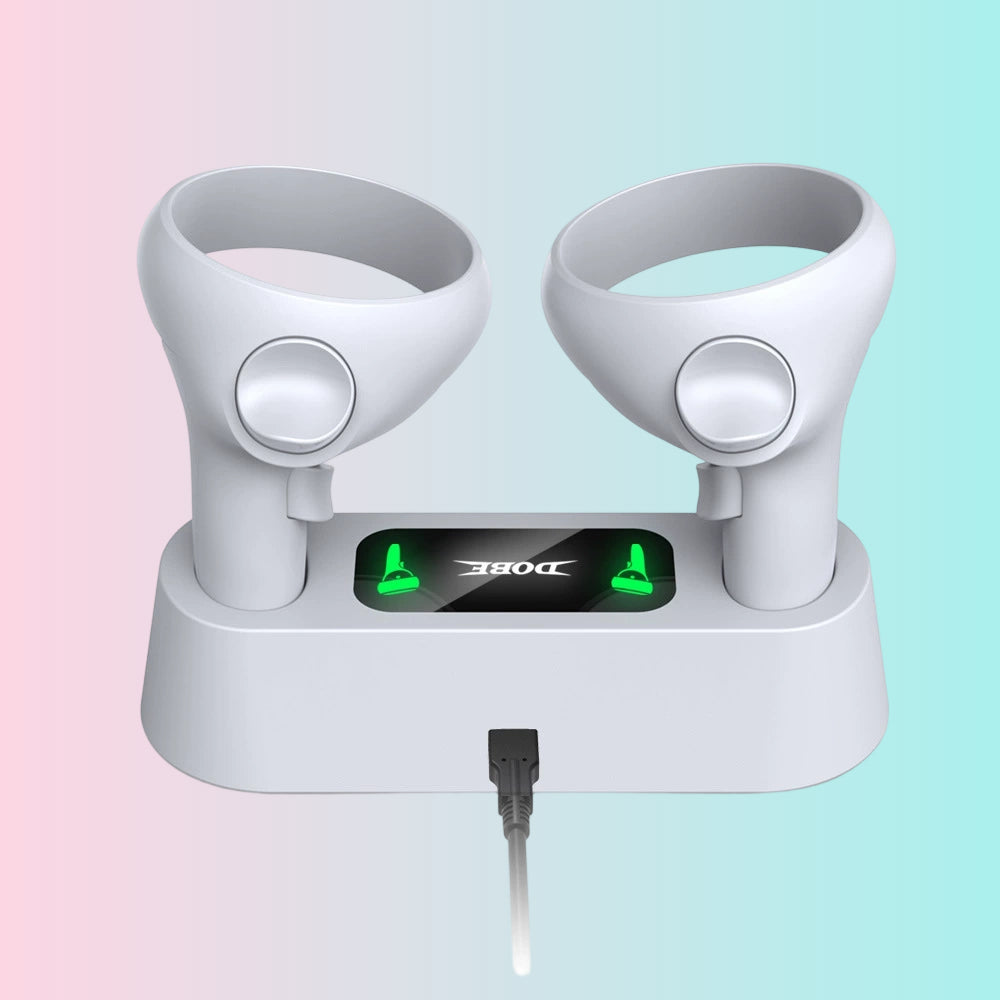 Quest 2 VR Controller Dedicated Dual Charger_VR Controller Contact-Style Fast Charger Gaming Accessory-TY-18170