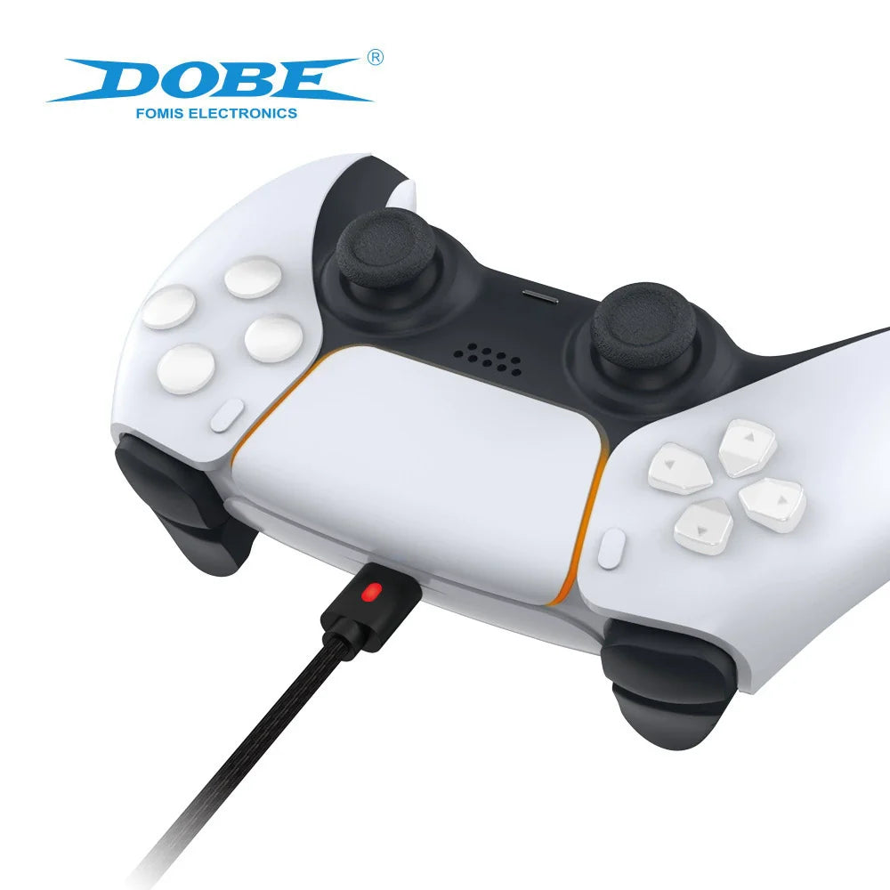 PS5 Charging Cable, PS5 Wireless Controller USB Charging Cable, NSpro Controller Charging-TP5-0803B Cable with LED Indicator