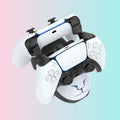 PS5 Dual-Charger Dock_PlayStation 5 Fast Charger_PS5 Controller Charging Dock PS5 DualSense Controller Charging Dock, Fast Dual Charger Station for PlayStation 5, Plug & Play with LED Indicator