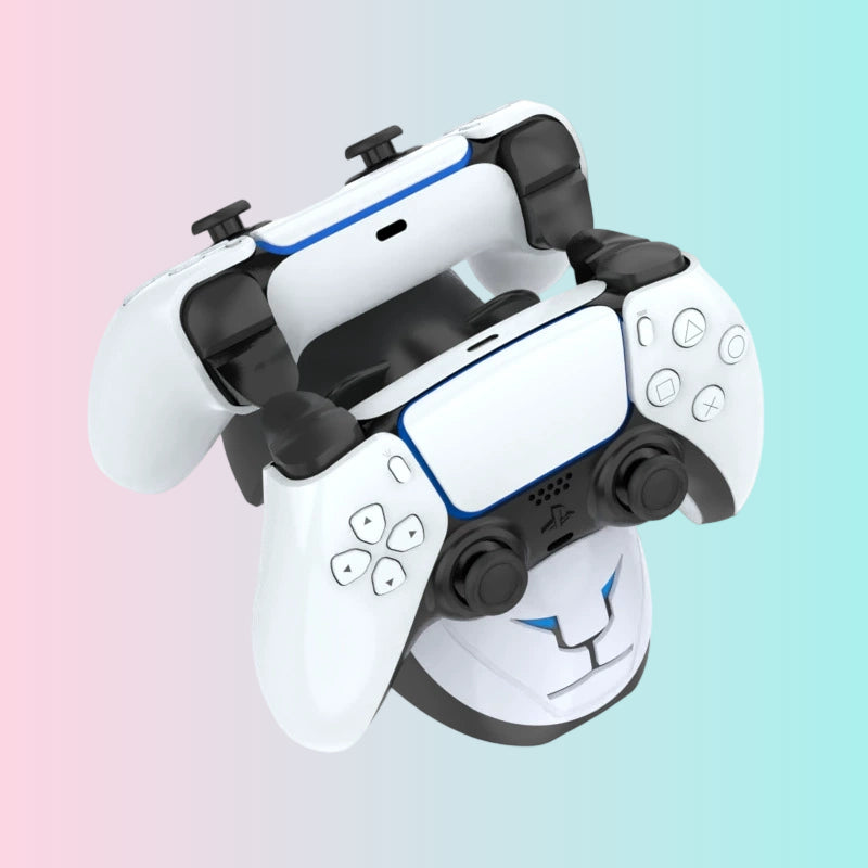 PS5 Dual-Charger Dock_PlayStation 5 Fast Charger_PS5 Controller Charging Dock PS5 DualSense Controller Charging Dock, Fast Dual Charger Station for PlayStation 5, Plug & Play with LED Indicator
