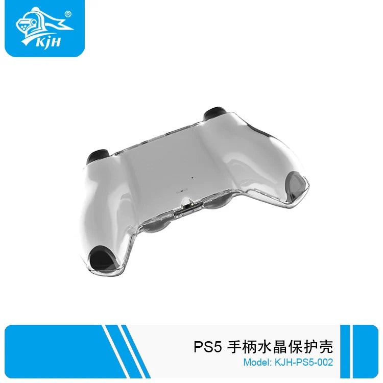 PS5 Controller Crystal Case | PC Transparent Split-Design Controller Protective Case | PS Controller Protective Cover KJH-P5-002