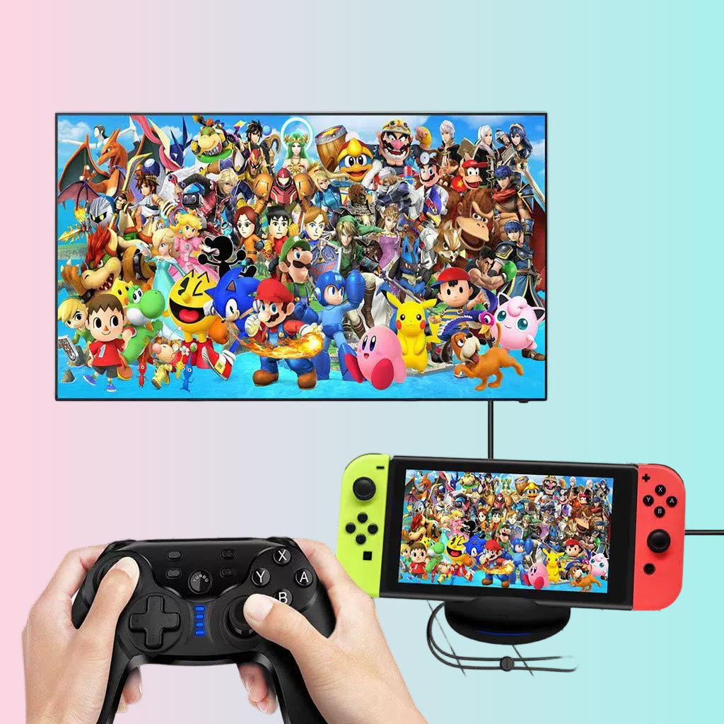 Switch HDMI Dock, Switch Portable Dock, Nintendo Switch Cooling and Charging Dock, Adapter 0450