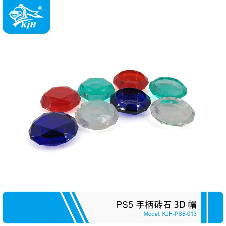 P5 Controller Diamond Pattern Caps | P5 Gaming Controller 3D Caps | Joystick Caps | P5 Keycaps (Set of 2)