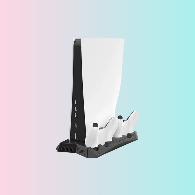 P5_DE_UHD Gaming Console Multi-Function Charging and Cooling Fan Stand / P5 Controller Charging Dock