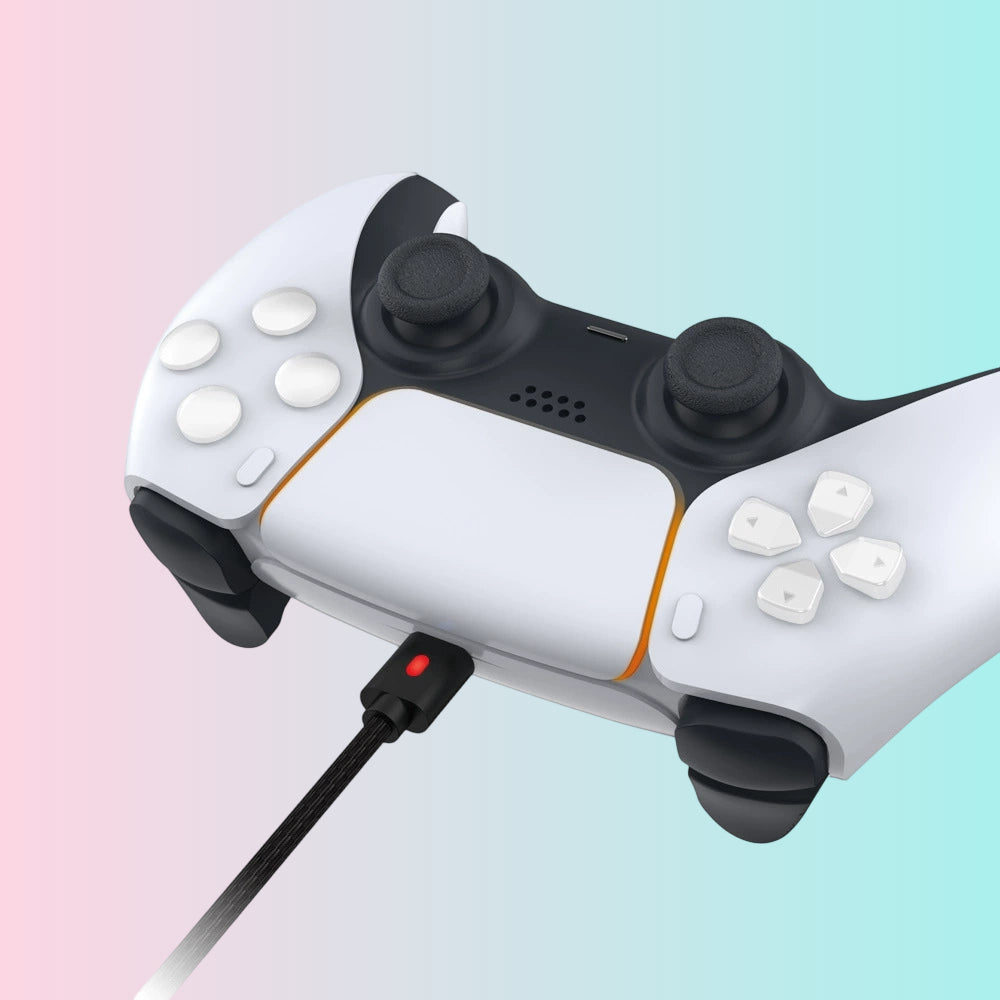 PS5 Charging Cable, PS5 Wireless Controller USB Charging Cable, NSpro Controller Charging-TP5-0803B Cable with LED Indicator