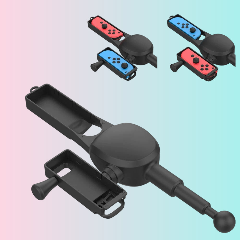SWITCH Game Controller Fishing Rod for Nintendo Switch Joy-Con Left and Right Controllers (Motion-Sensing Fishing Rod) JYS-NS192