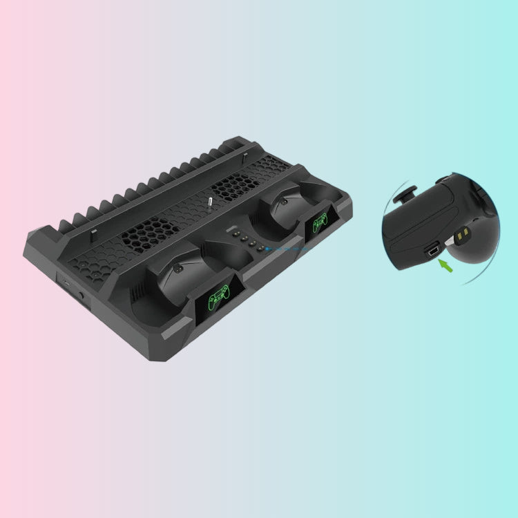 PS4_SLIM_PRO All-in-One Cooling Fan Stand + Disc Holder + Dual Controller Charger with LED Light_-_Alibaba