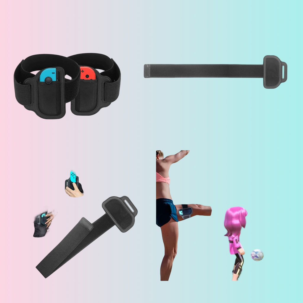 Switch 9-in-1 Sports Set: Tennis Racket + Golf Club + Yoga Ring Wristband + Gaming Lightsaber ns236