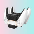 P5S Dual-Charging Dual-Dock PS5 Dual Controller Charging Dock PS5 Wireless Controller Charger HBP-262