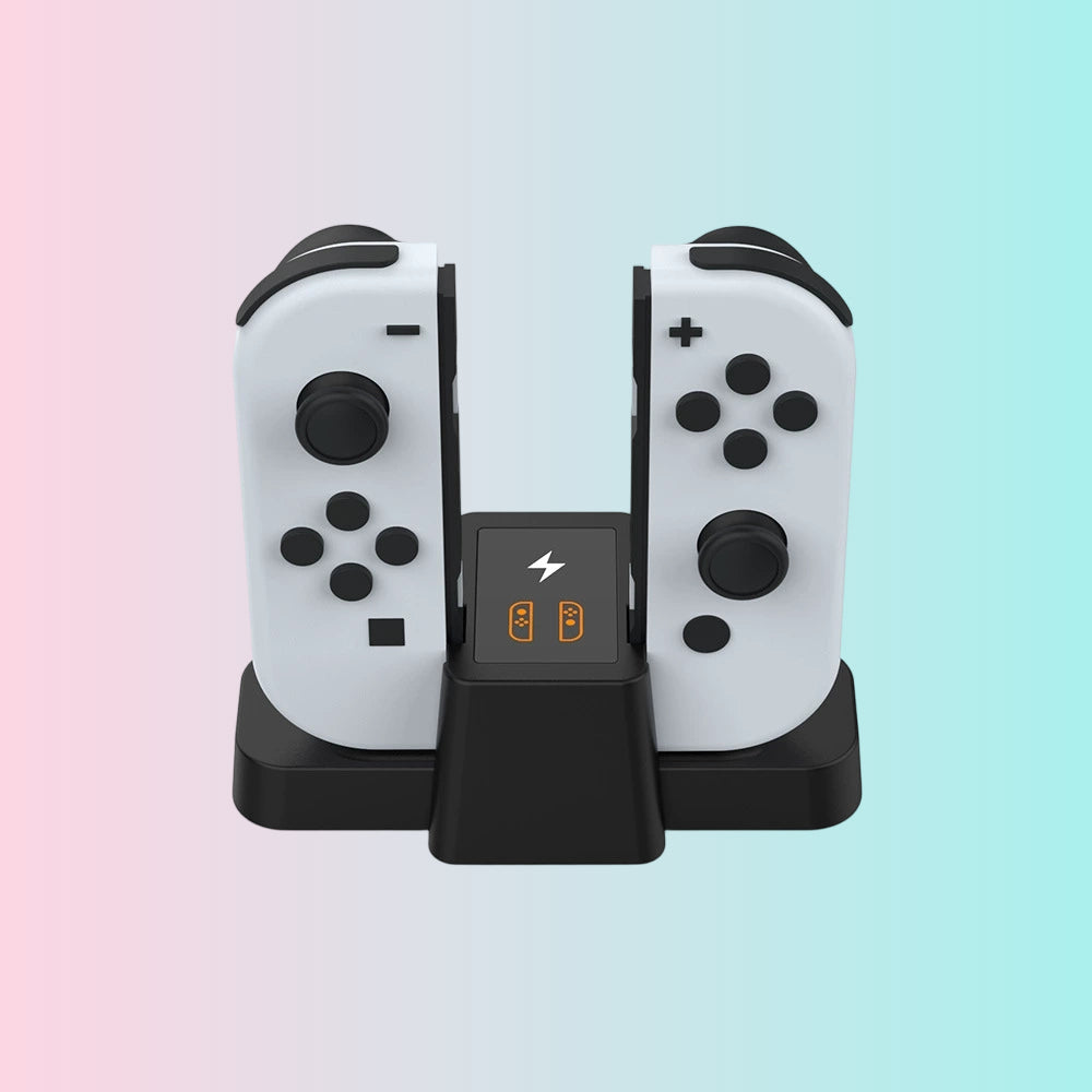 Switch OLED Mini Controller Charging Dock + Switch Controller Set with NFC Wake-Up Function and Indicator Lights tns-1191