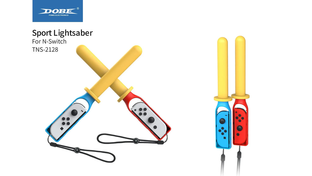Switch Mini Controller Fencing Grips: Switch OLED Left and Right Controller Light Saber Grips (2-Pack)2128