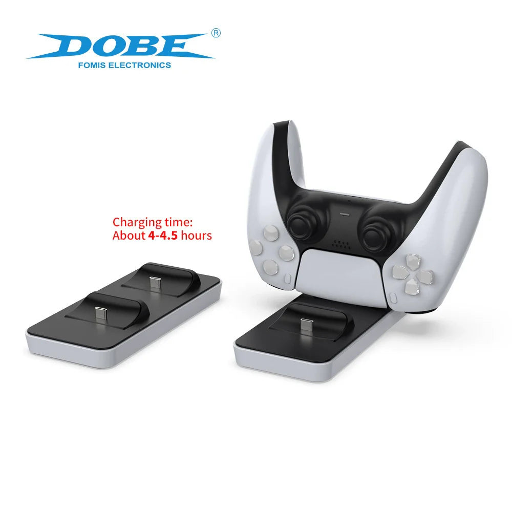 PS5 Dual Charger, PS5 Wireless Controller Dual Charging Stand, PS5 Controller Charging Dock, Wireless Controller Charger-TP5-0591