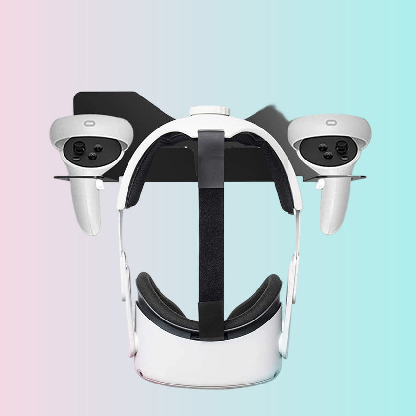 Quest Wall-Mounted VR Headset Holder_Hook for PC/VR Headsets