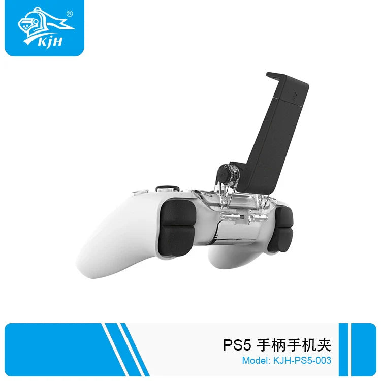 PS5 Phone Mount, P5 Wireless Controller Mount, P5 Bluetooth Controller Clip, P5 Adjustable Controller Mount 	 KJH-P5-003