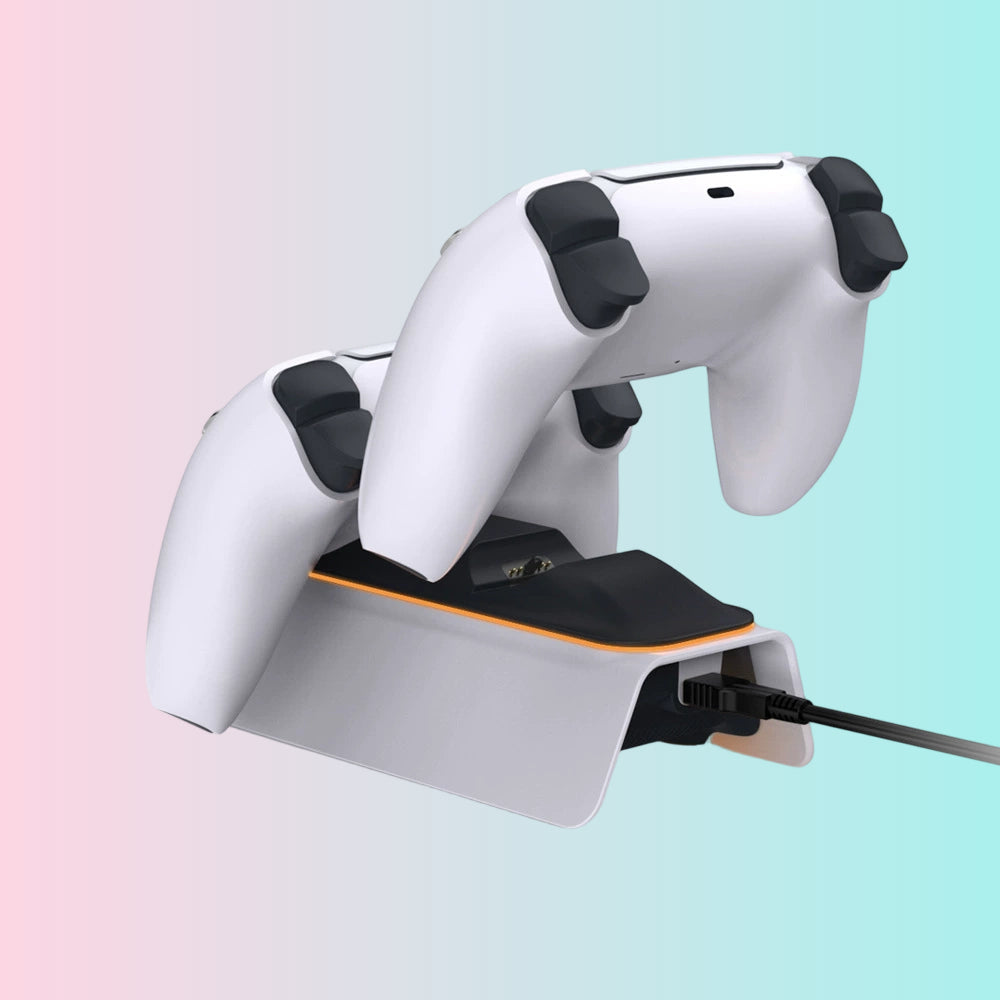 P5 Gaming Controller Dual Charging Dock, P5 Wireless Gaming Controller Charging Dock, P5 Controller Charging Dock TP5-0521
