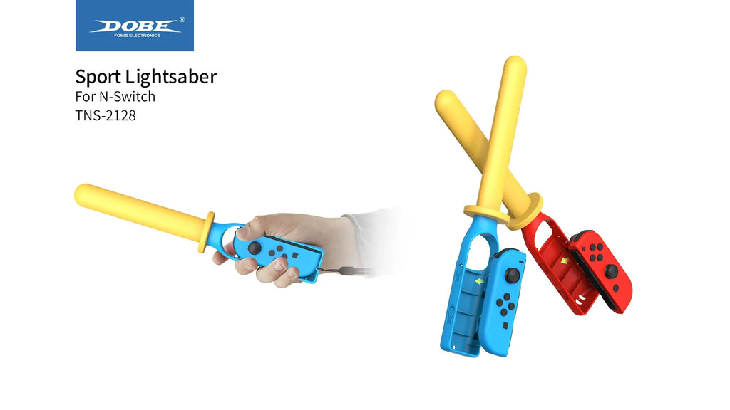 Switch Mini Controller Fencing Grips: Switch OLED Left and Right Controller Light Saber Grips (2-Pack)2128