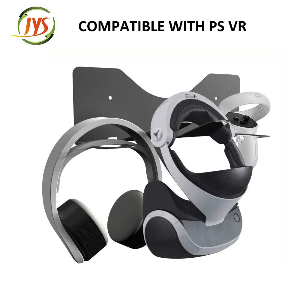 Quest Wall-Mounted VR Headset Holder_Hook for PC/VR Headsets