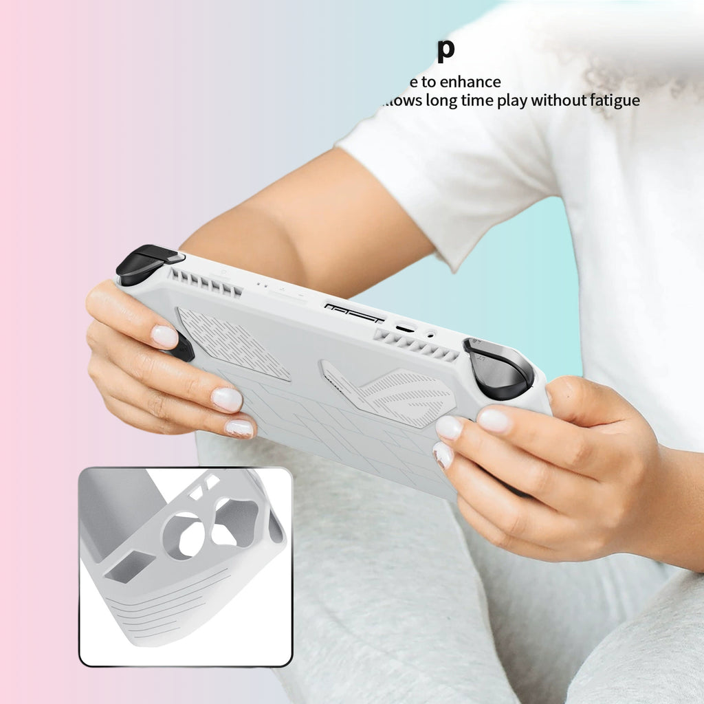 ROG Ally Full-Cover Silicone Case – Anti-Slip and Shock-Resistant Silicone Case for ROG Ally