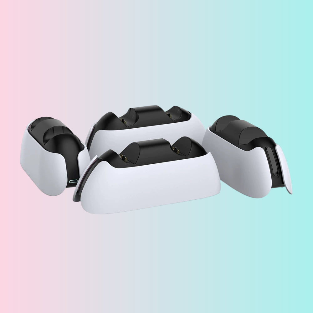 P5 Dual-Port Charging Dock for Game Controllers with LED Indicator Light (P5 Controller Charger)
