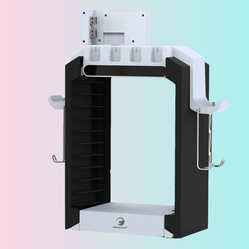 Multifunctional Storage and Charging Dock for Switch Console; Switch OLED Console Dock and Disc Storage Rack A35G7
