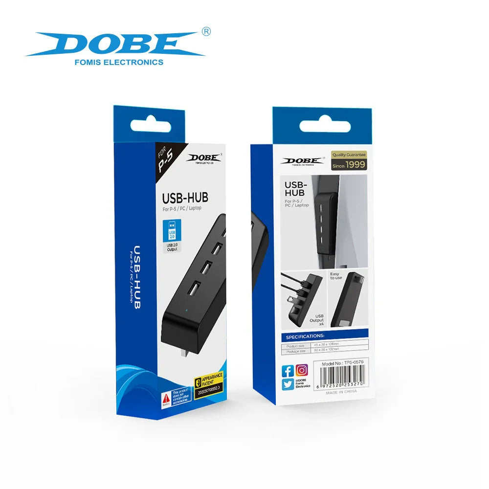 HUB Adapter_1-to-4 Splitter_PS5 USB Adapter_PS5 USB Extension