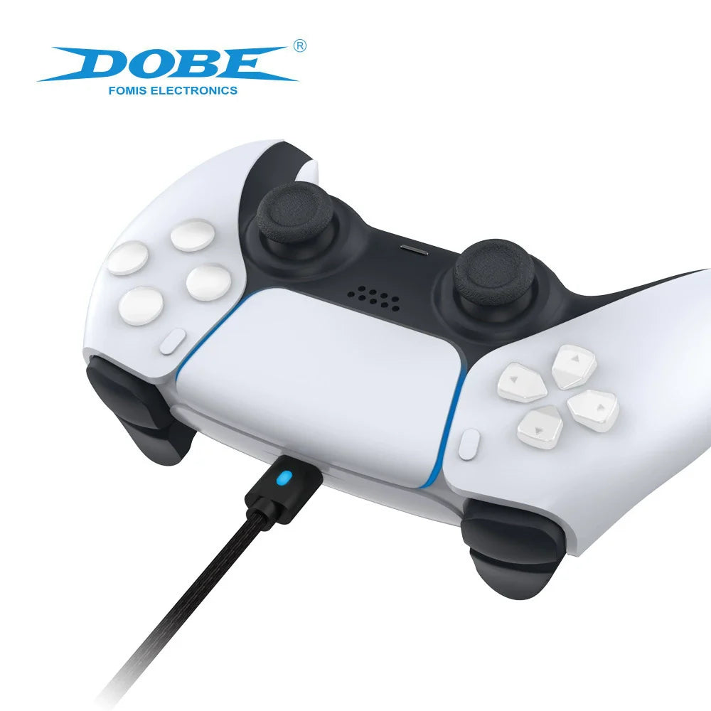 PS5 Charging Cable, PS5 Wireless Controller USB Charging Cable, NSpro Controller Charging-TP5-0803B Cable with LED Indicator