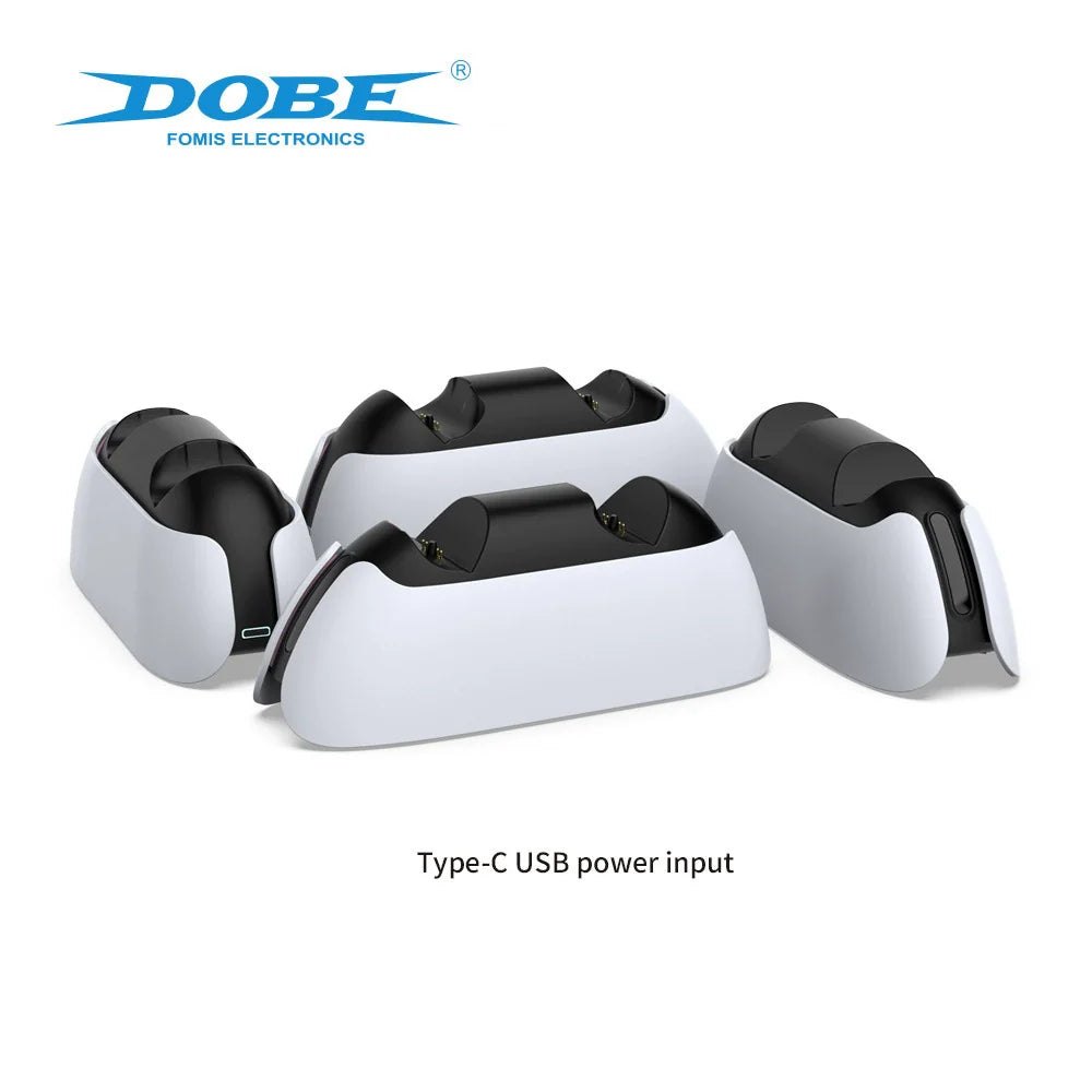 P5 Dual-Port Charging Dock for Game Controllers with LED Indicator Light (P5 Controller Charger)