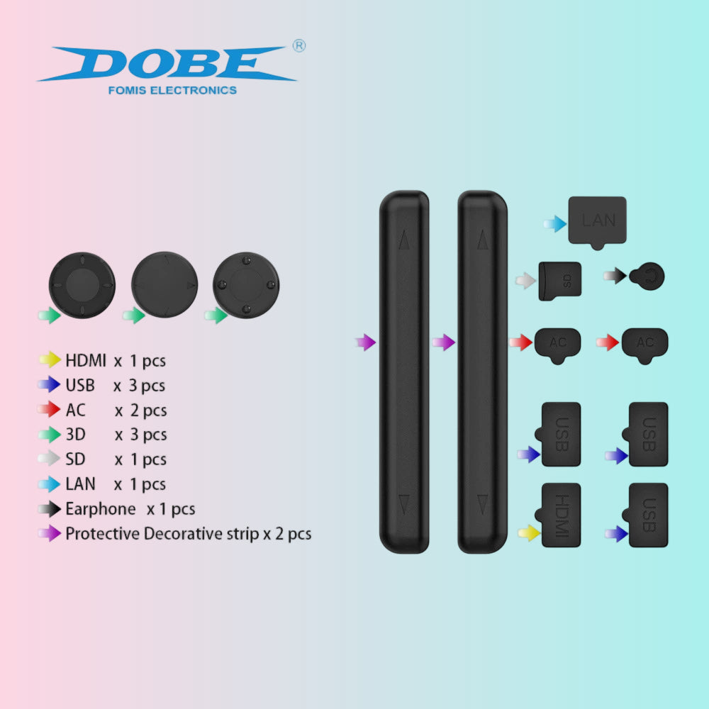 Switch Dust Plugs Compatible with the New Switch OLED Console_Switch Dust Protection_Set TNS-2122