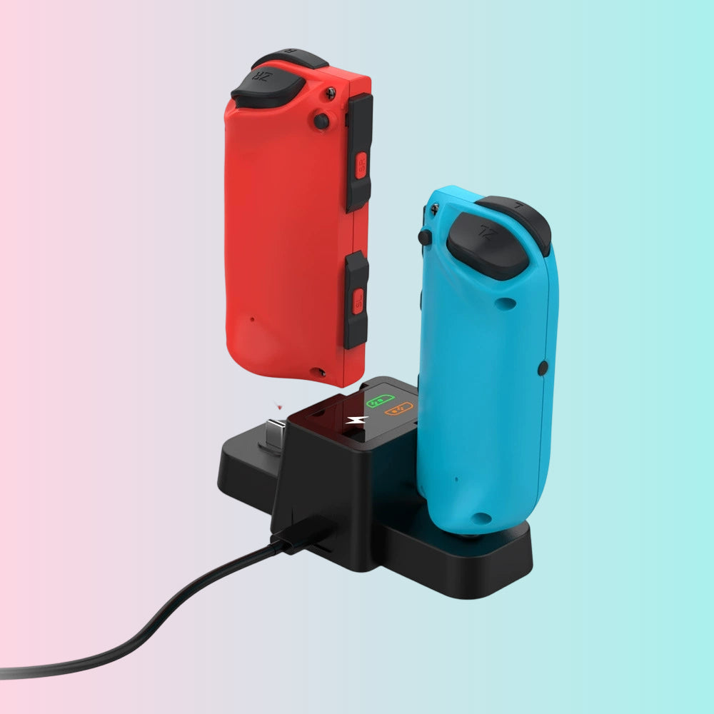 Switch OLED Mini Controller Charging Dock + Switch Controller Set with NFC Wake-Up Function and Indicator Lights tns-1191