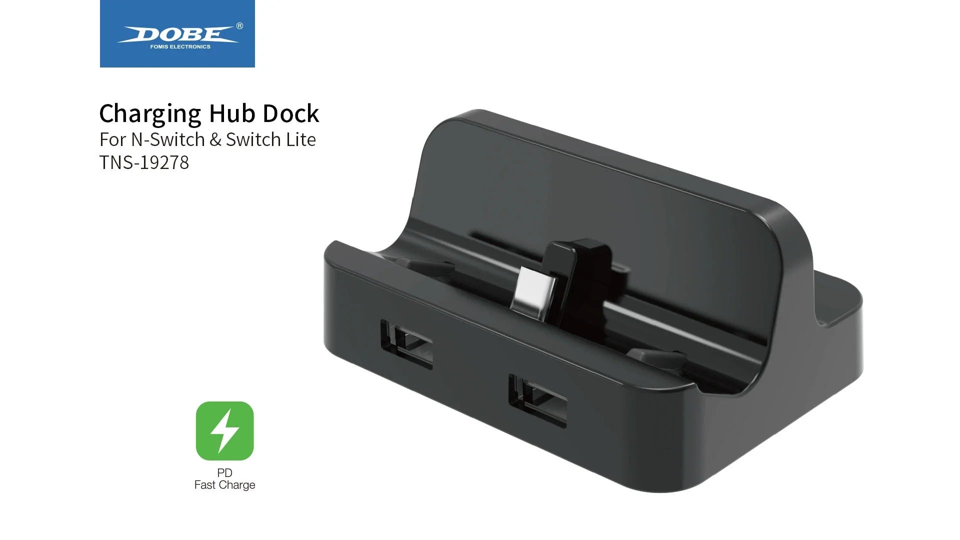 Switch Lite Dock Charger_Switch Controller Charging Dock TNS-19278