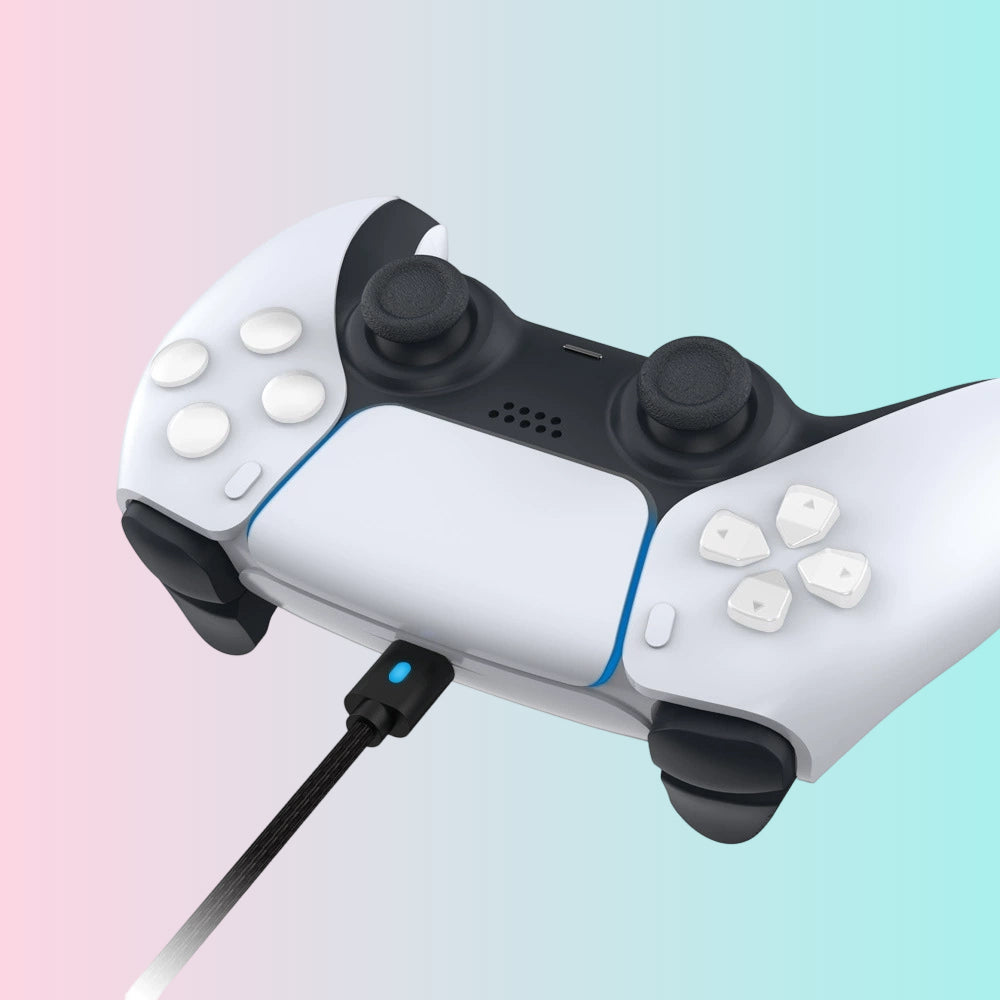 PS5 Charging Cable, PS5 Wireless Controller USB Charging Cable, NSpro Controller Charging-TP5-0803B Cable with LED Indicator