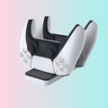 PS5 Wireless Controller Charging Dock: Dual-Slot Charger with Contact Adapter  TP5-0504
