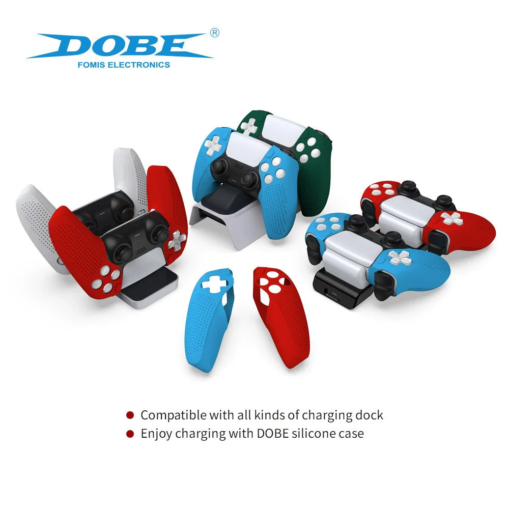 PS5 Controller Silicone Case_PS5 Split Controller Silicone Case_PS5 Controller Dust-Proof Protective CaseTP5-0559