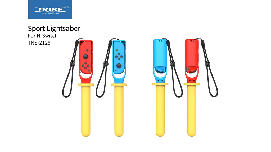 Switch Mini Controller Fencing Grips: Switch OLED Left and Right Controller Light Saber Grips (2-Pack)2128