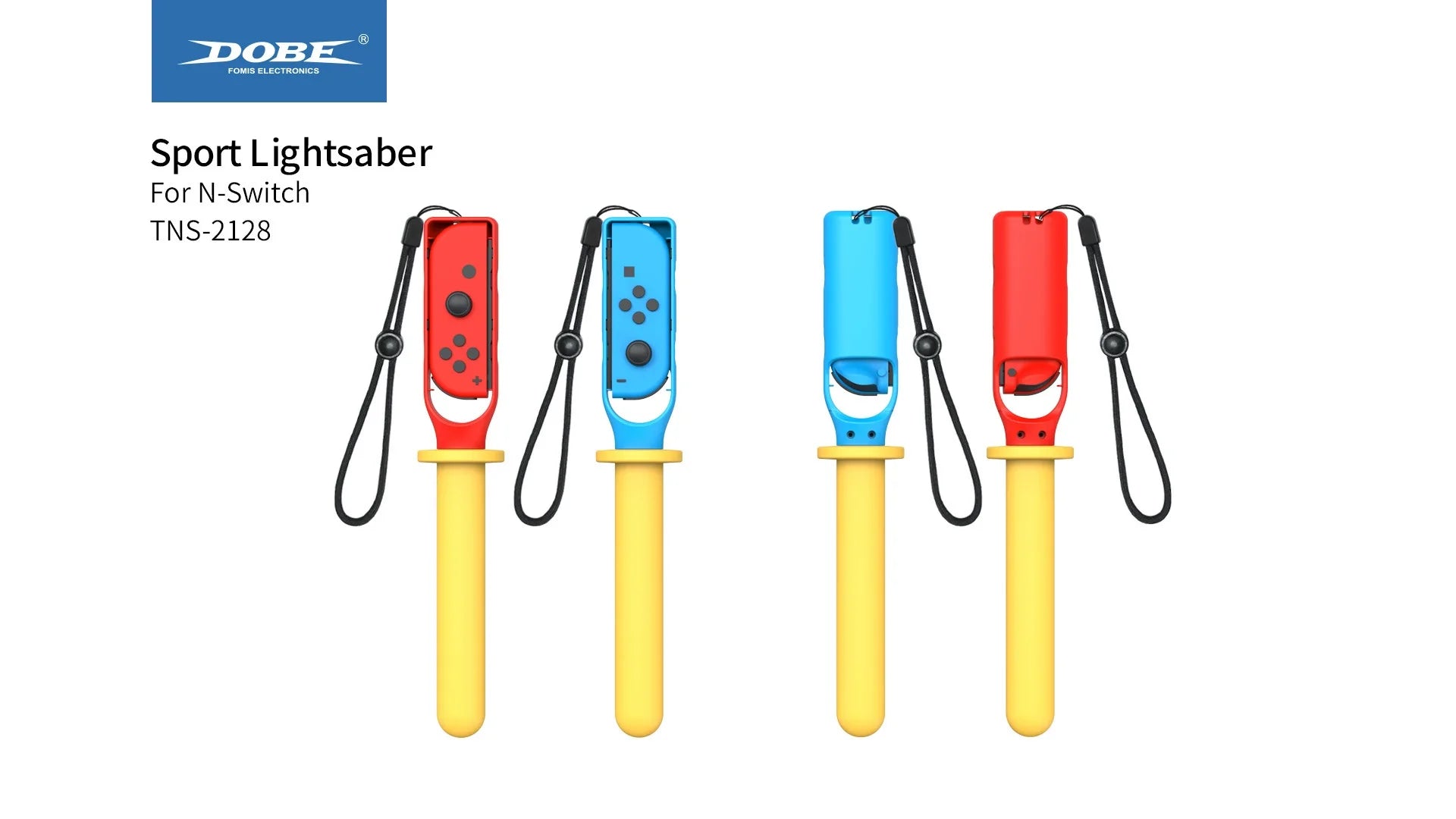 Switch Mini Controller Fencing Grips: Switch OLED Left and Right Controller Light Saber Grips (2-Pack)2128