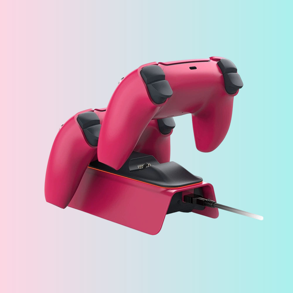 P5 Gaming Controller Dual Charging Dock, P5 Wireless Gaming Controller Charging Dock, P5 Controller Charging Dock TP5-0521