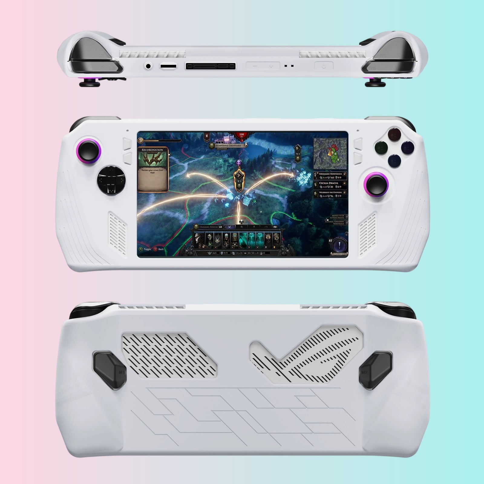 ROG Ally Full-Cover Silicone Case – Anti-Slip and Shock-Resistant Silicone Case for ROG Ally