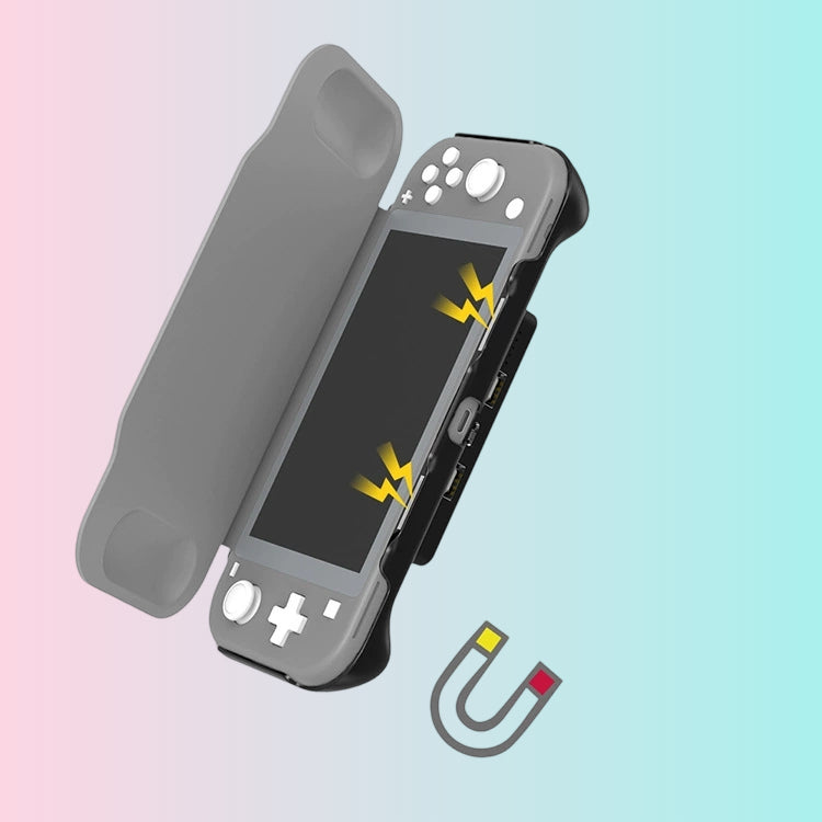 Switch Lite Back Clip Battery Case: PC + Leather Case, Battery 5000mAh, TNS-19151