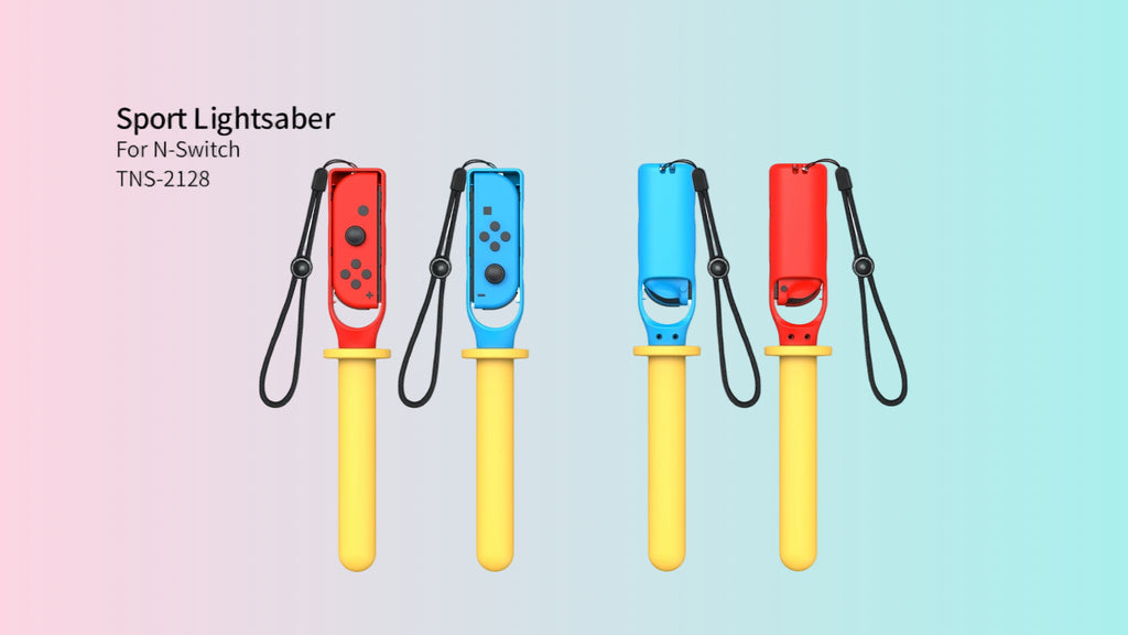 Switch Mini Controller Fencing Grips: Switch OLED Left and Right Controller Light Saber Grips (2-Pack)2128