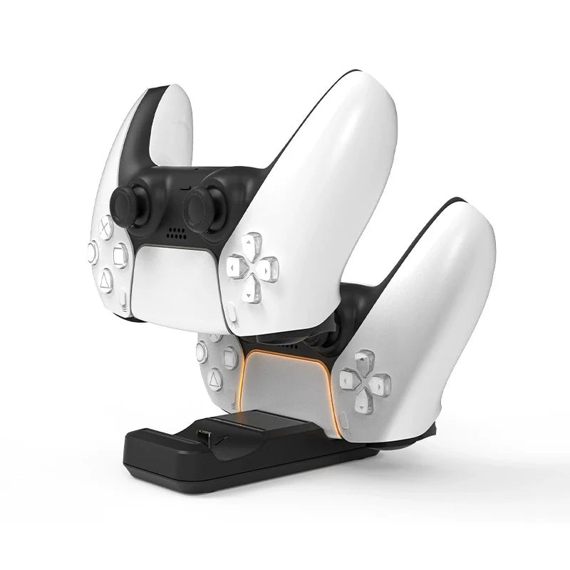 P5S Dual-Charging Dual-Dock PS5 Dual Controller Charging Dock PS5 Wireless Controller Charger HBP-262