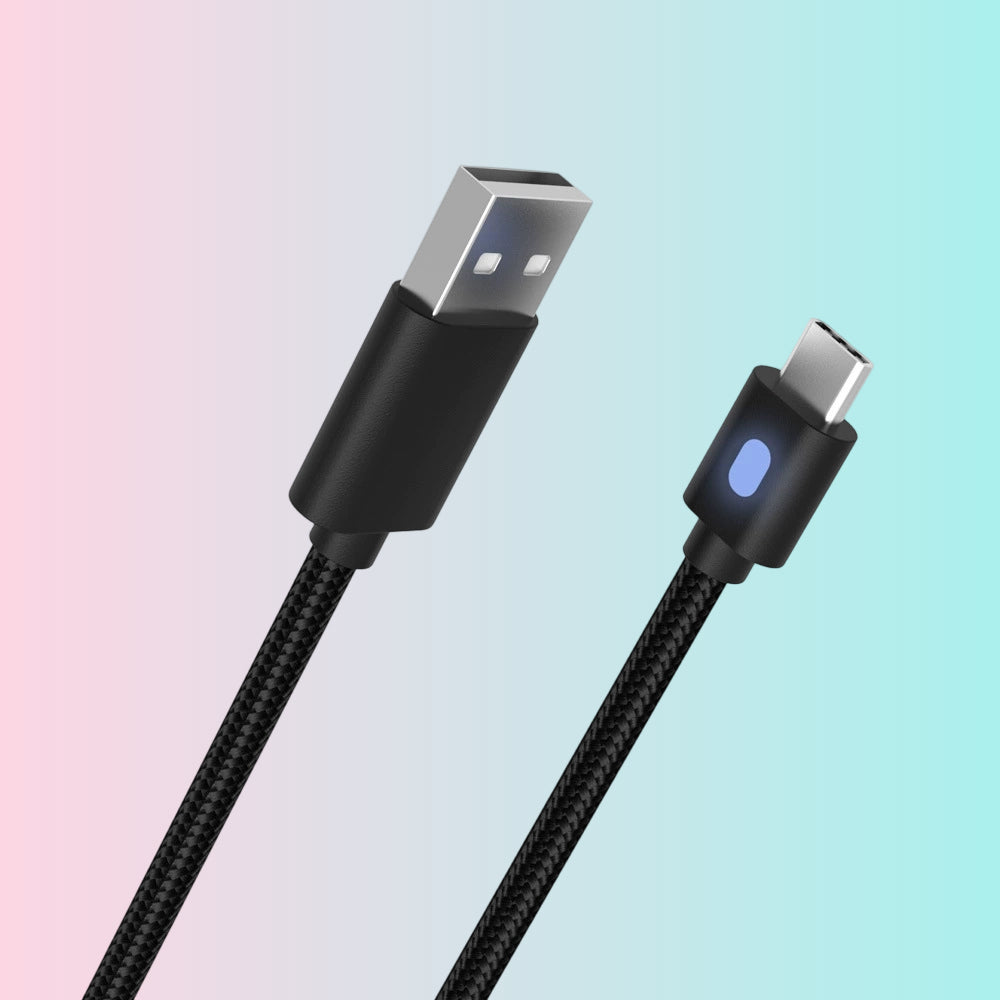 PS5 Charging Cable, PS5 Wireless Controller USB Charging Cable, NSpro Controller Charging-TP5-0803B Cable with LED Indicator
