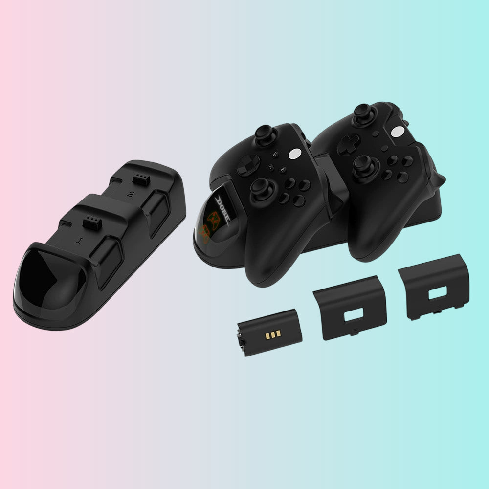 Xbox Series S/X Controller Dock and Battery Charger | Xbox One S/X Battery Dock Kit-	 TYX-1623
