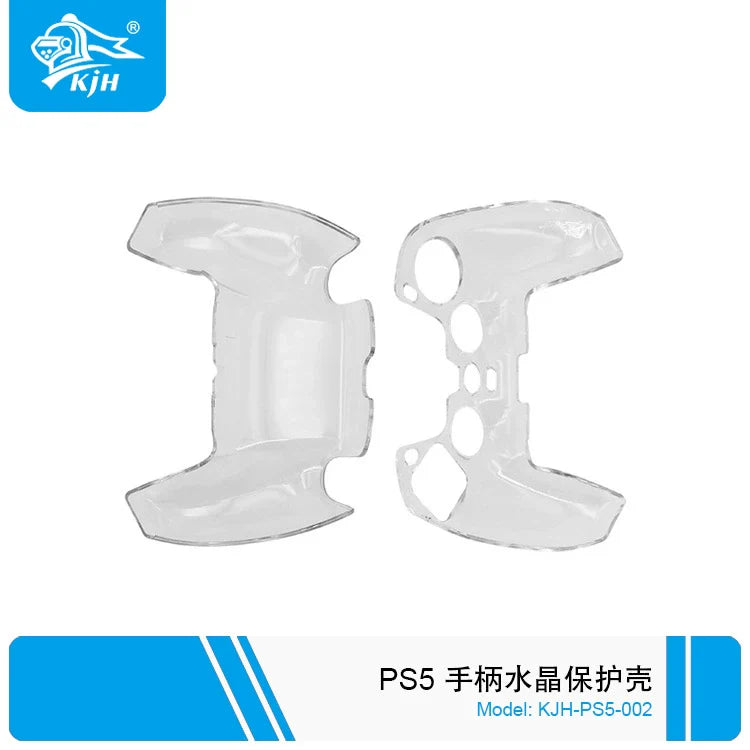 PS5 Controller Crystal Case | PC Transparent Split-Design Controller Protective Case | PS Controller Protective Cover KJH-P5-002