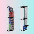PS5 Game Disc Case and Disc Holder; Dual-Layer Storage Box and Stand for Xbox One and Switch Consoles 0519