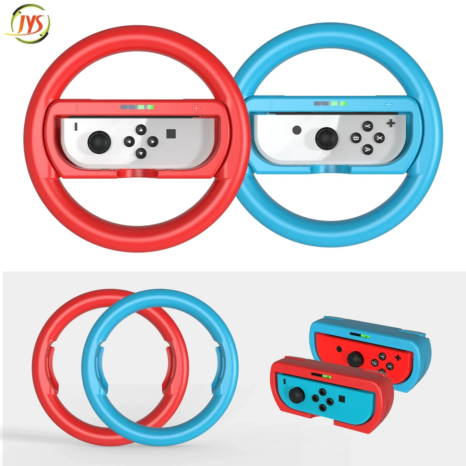 Switch_Switch_OLED Mario Kart Steering Wheel + 2-in-1 Joy-Con Grip Set